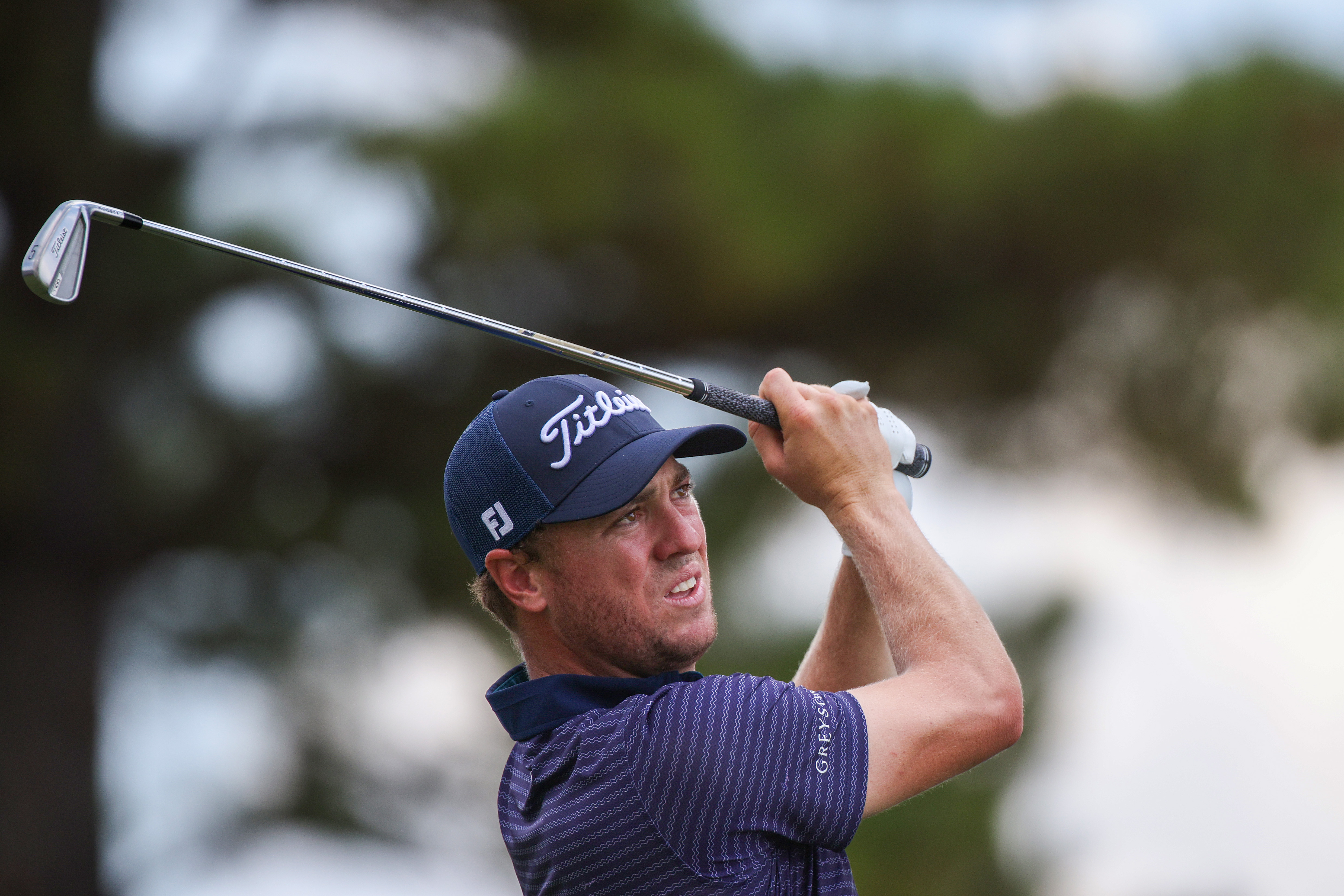 Japan’s Hideki Matsuyama, Justin Thomas, Rickie Fowler and Presidents